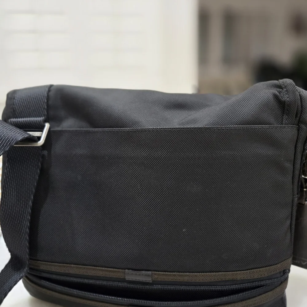 Tumi Black Crossbody Messenger Bag